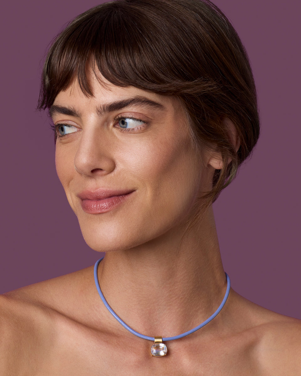 One of a Kind Fruit Leather Choker - Irene Neuwirth