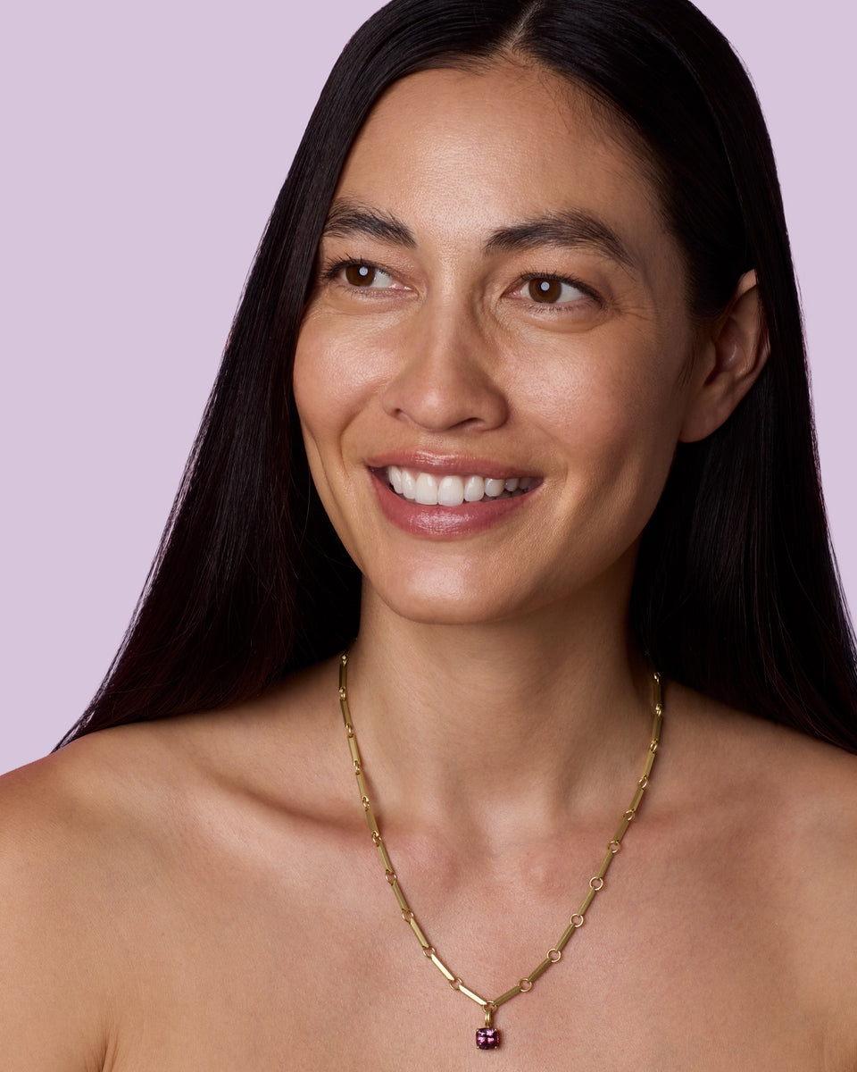 One of a Kind Gem Drop Cushion-Cut Detachable Bale Charm - Irene Neuwirth