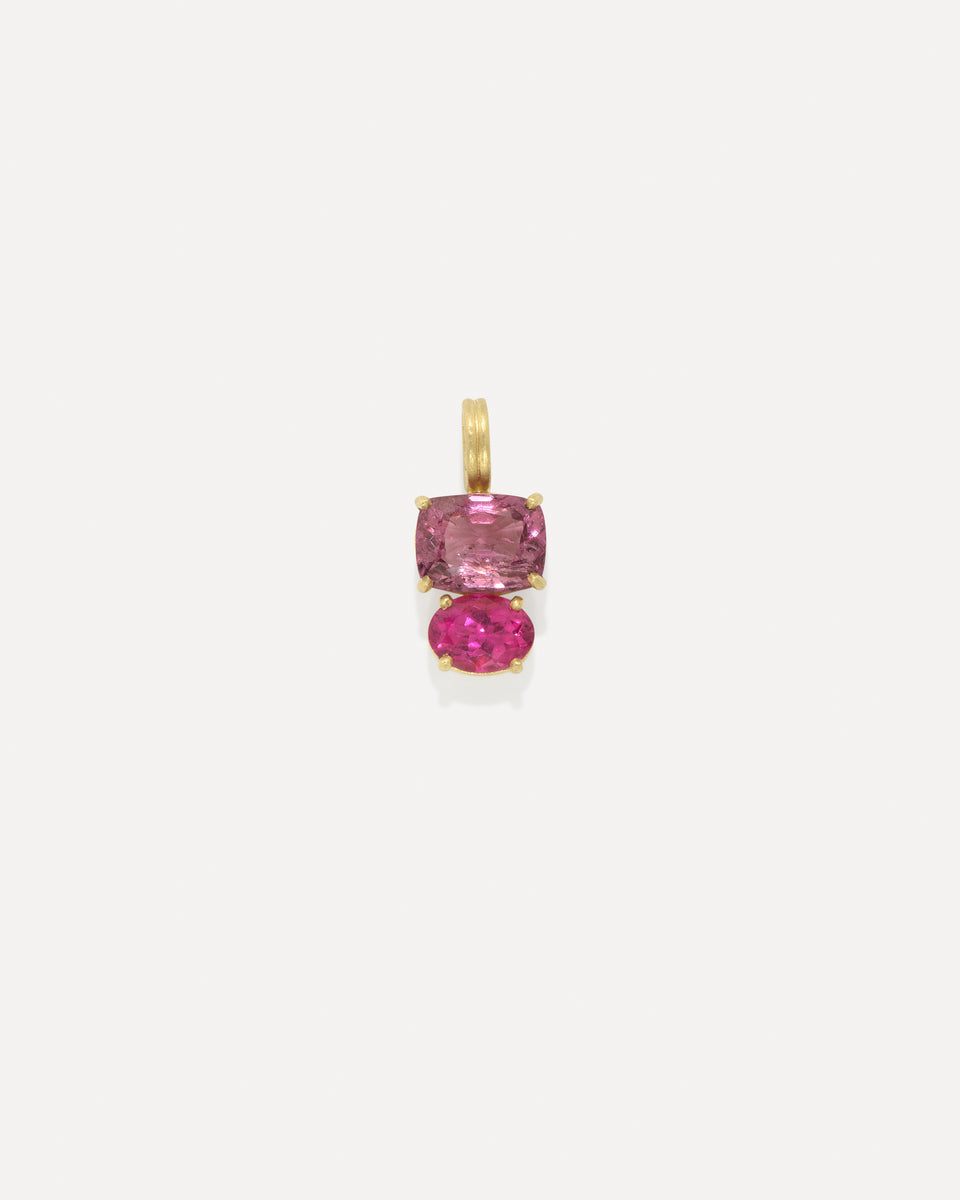 One of a Kind Gemmy Gem Double Stone Detachable Bale Charm - Irene Neuwirth