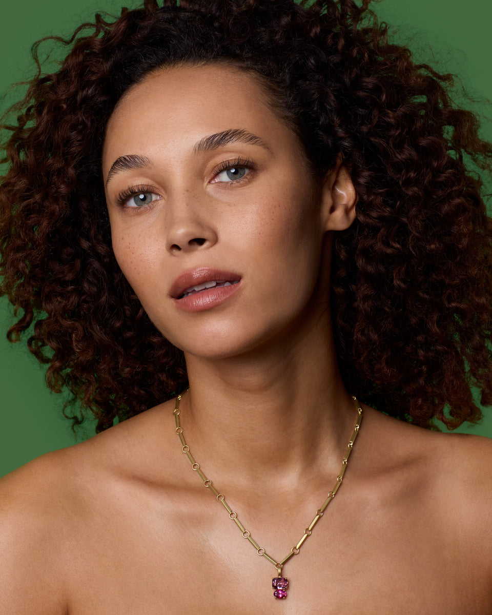 One of a Kind Gemmy Gem Double Stone Detachable Bale Charm - Irene Neuwirth