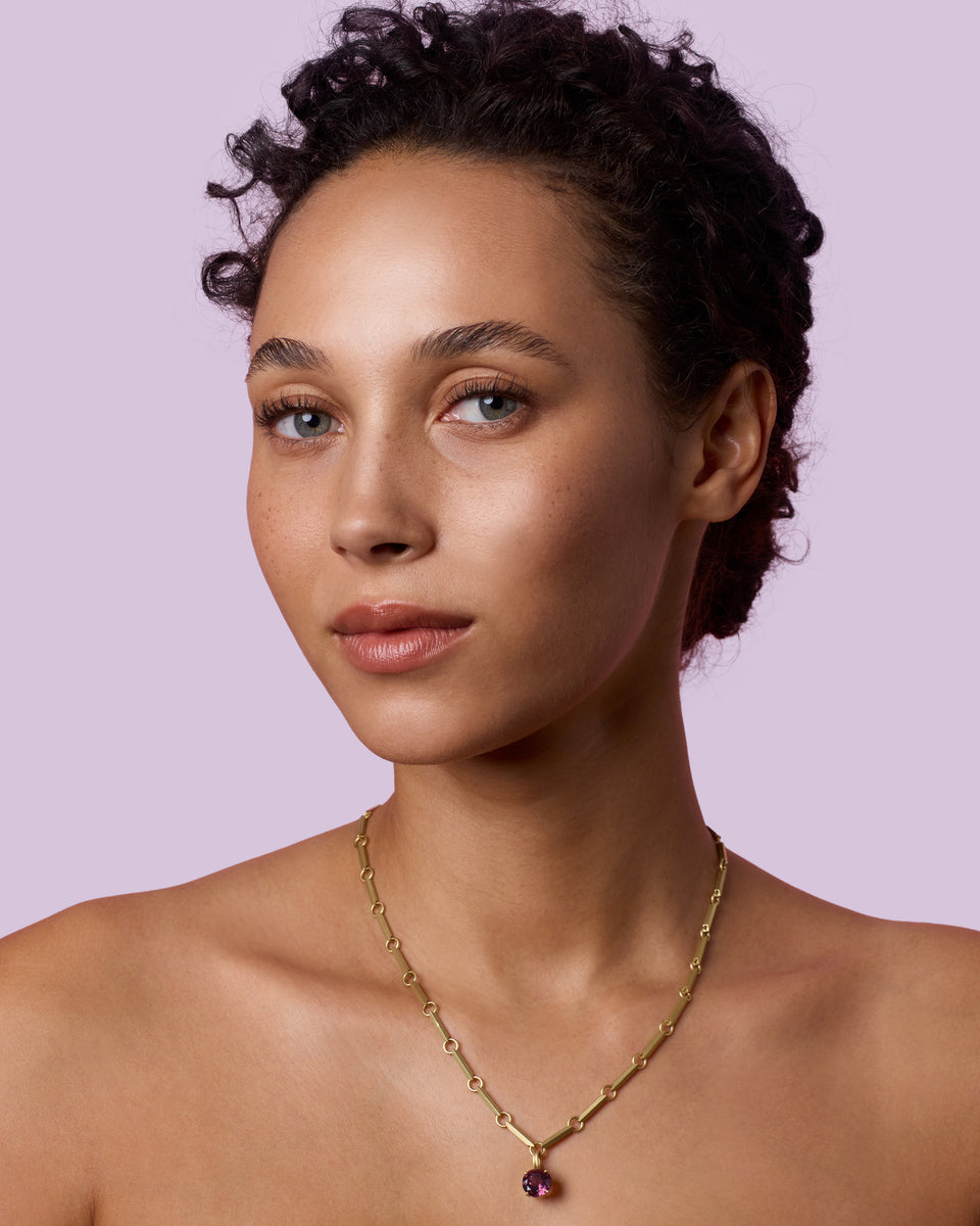 One of a Kind Gemmy Gem Round Lucky Charm - Irene Neuwirth