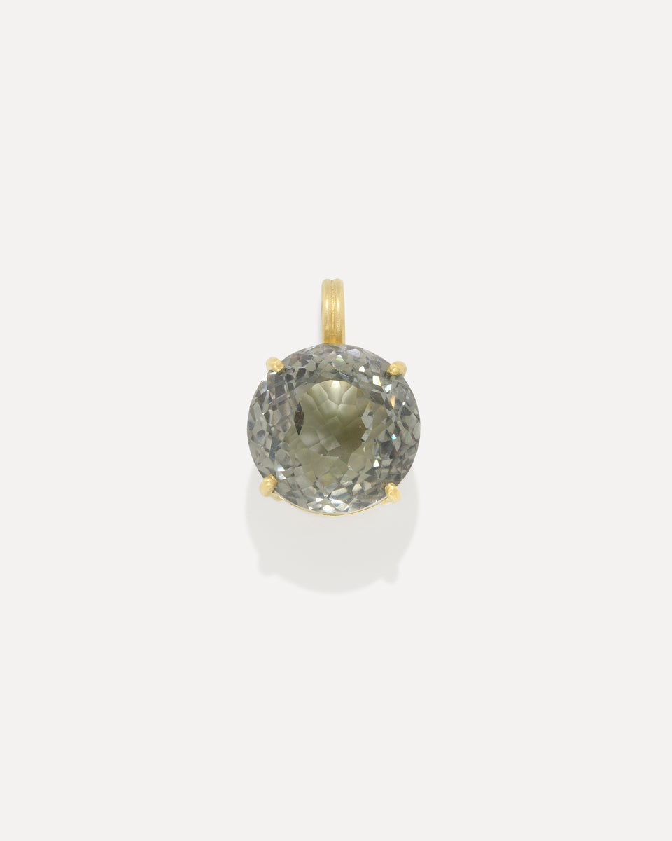 One of a Kind Gem Drop Round Detachable Bale Charm - Irene Neuwirth
