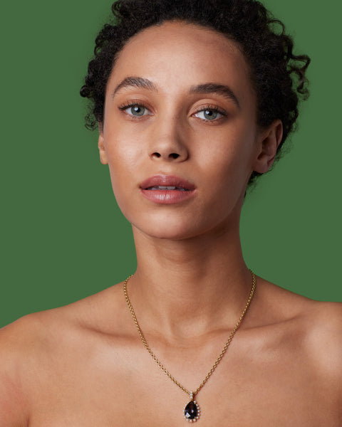One of a Kind Studded Gem Drop Charm - Irene Neuwirth