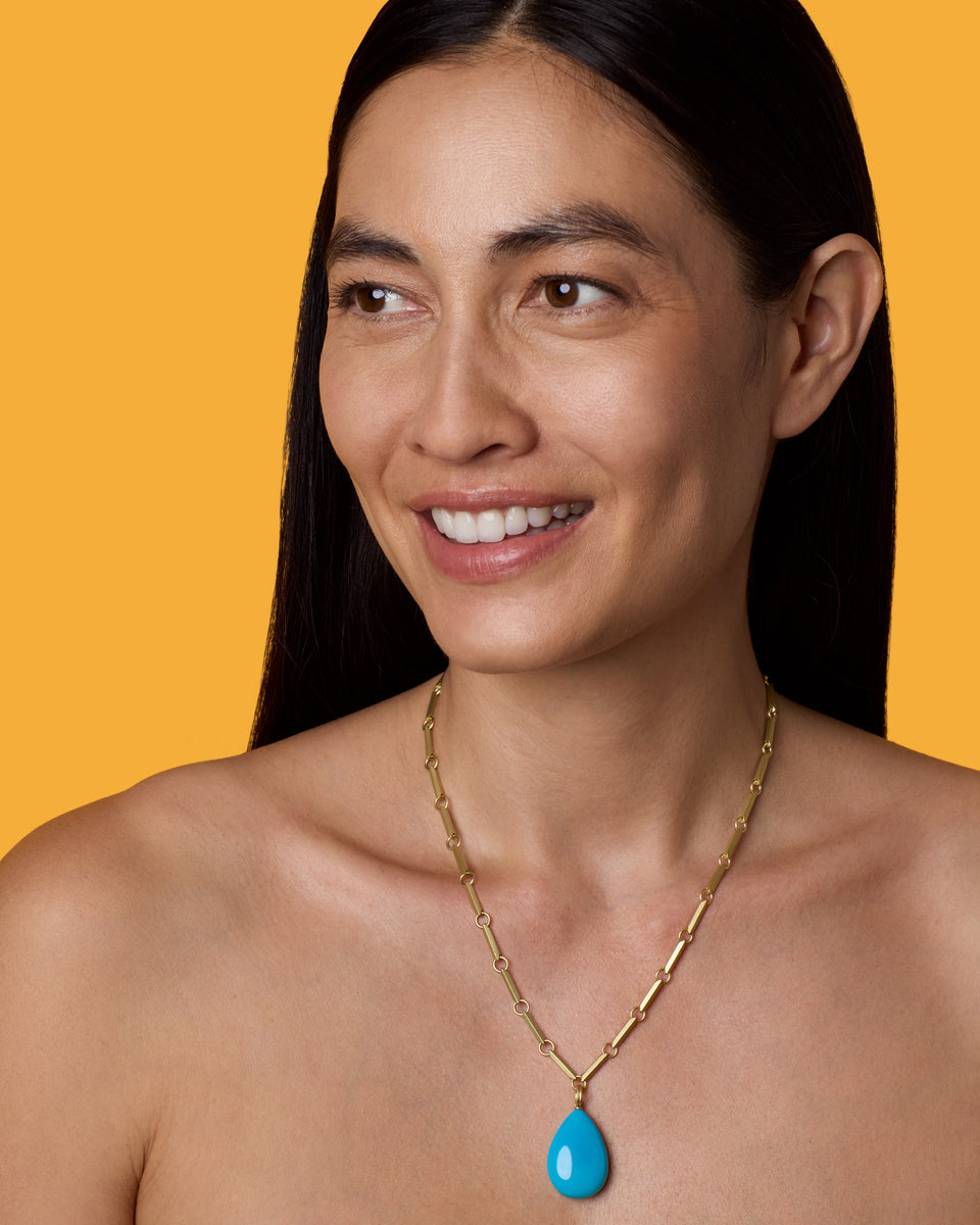 One of a Kind Pear Detachable Bale Charm - Irene Neuwirth