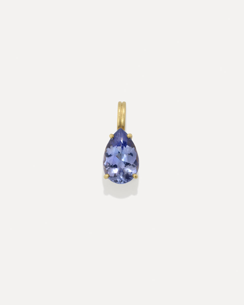 One of a Kind Gem Drop Pear Detachable Bale Charm - Irene Neuwirth
