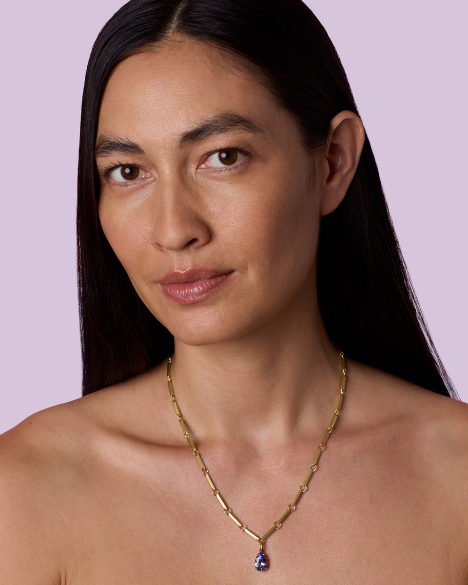 One of a Kind Gem Drop Pear Detachable Bale Charm - Irene Neuwirth