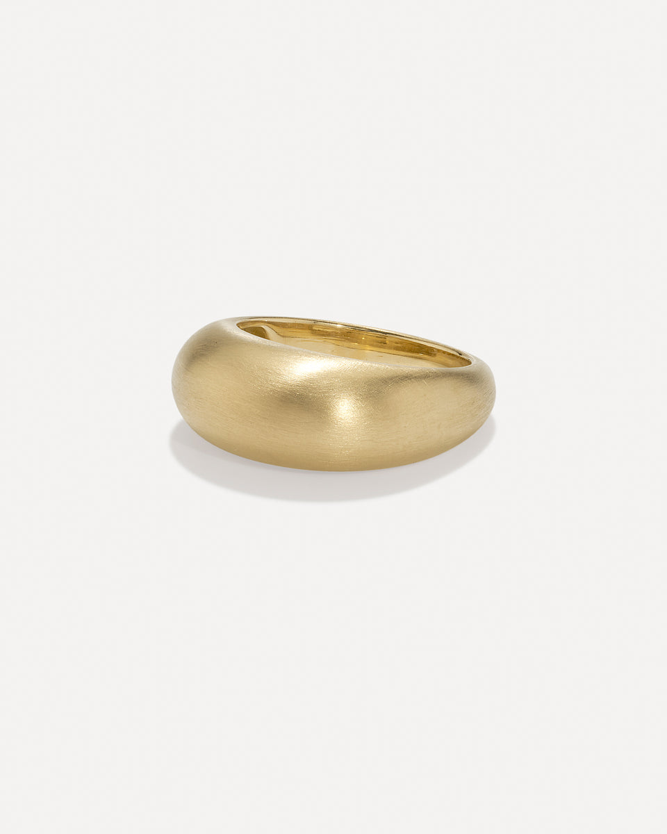 Puffed Gold Dome Ring - Irene Neuwirth