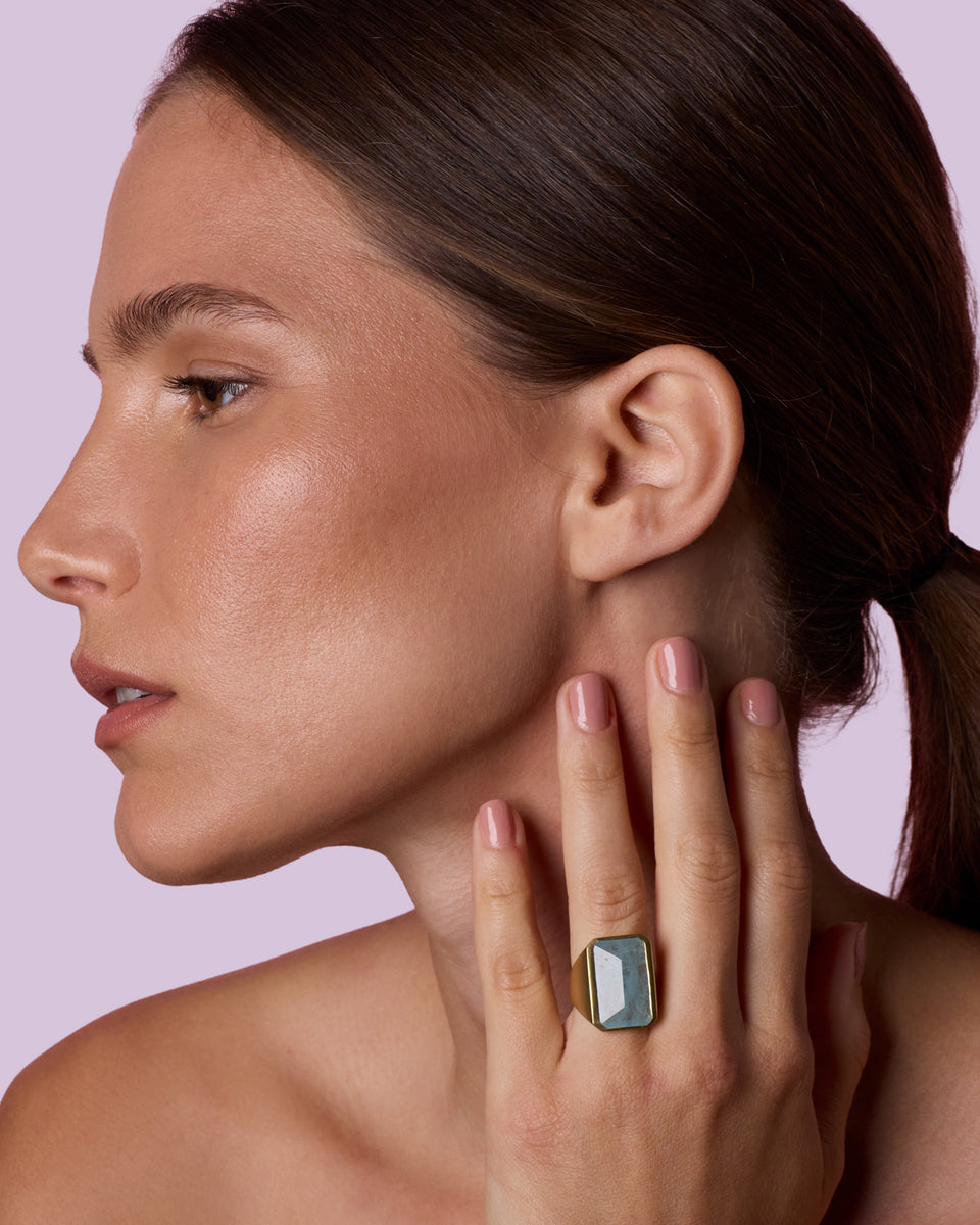 Classic Bezel Cigar Band Ring - Irene Neuwirth