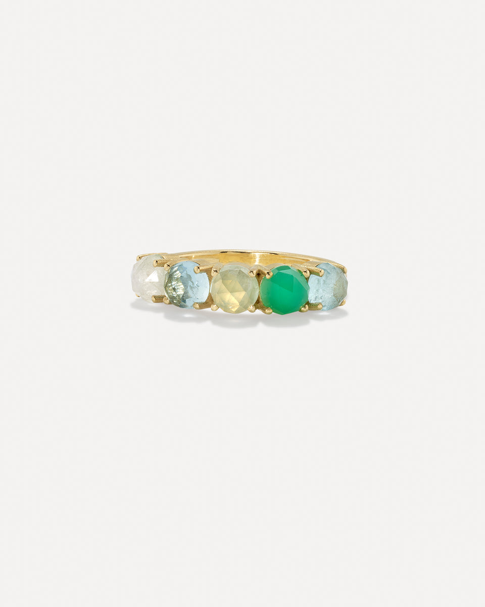 Classic Five Stone Mixed Ring - Irene Neuwirth