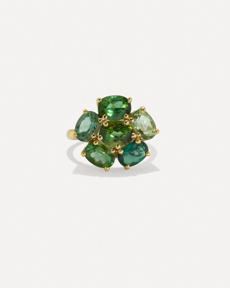 One of a Kind Gemmy Gem Floret Ring