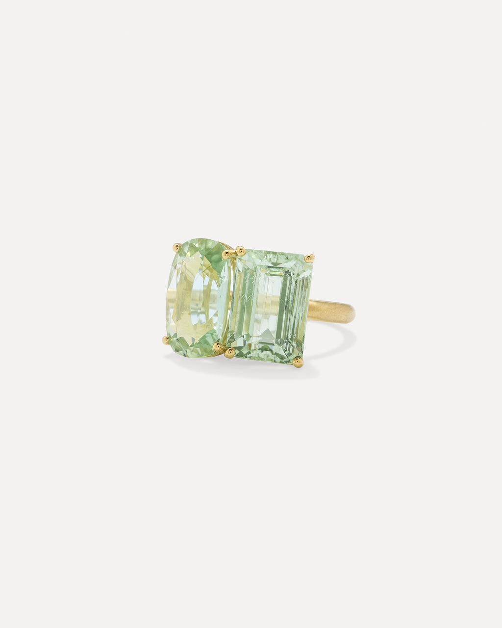 One of a Kind Gemmy Gem Double Stone Ring - Irene Neuwirth