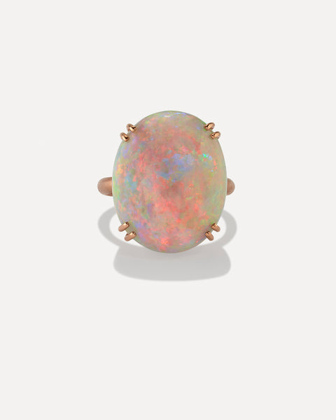 One of a Kind Oval Double Prong Ring - Irene Neuwirth