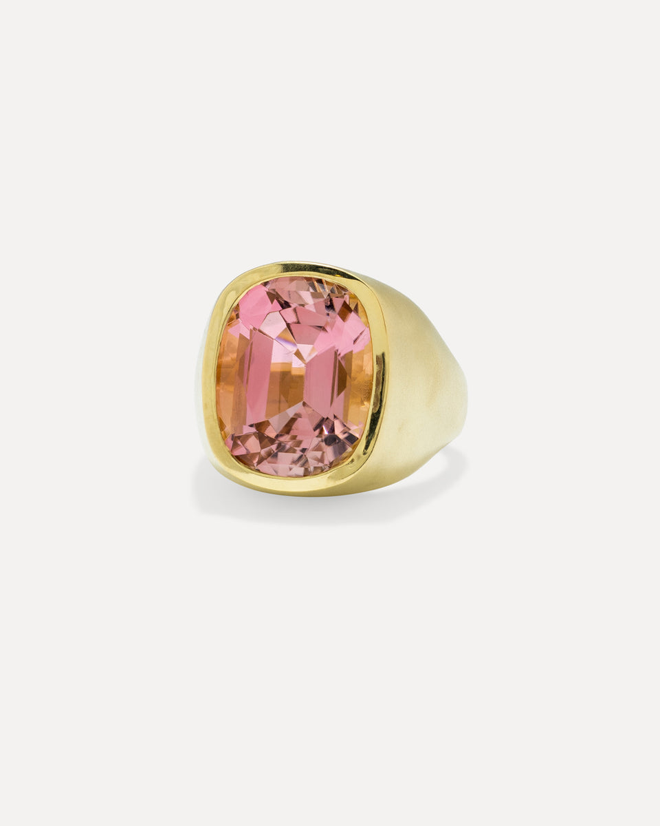 One of a Kind Bezel Cigar Band Ring - Irene Neuwirth