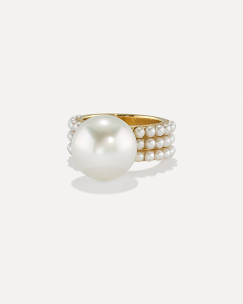 One of a Kind Pavé Studded Ring - Irene Neuwirth