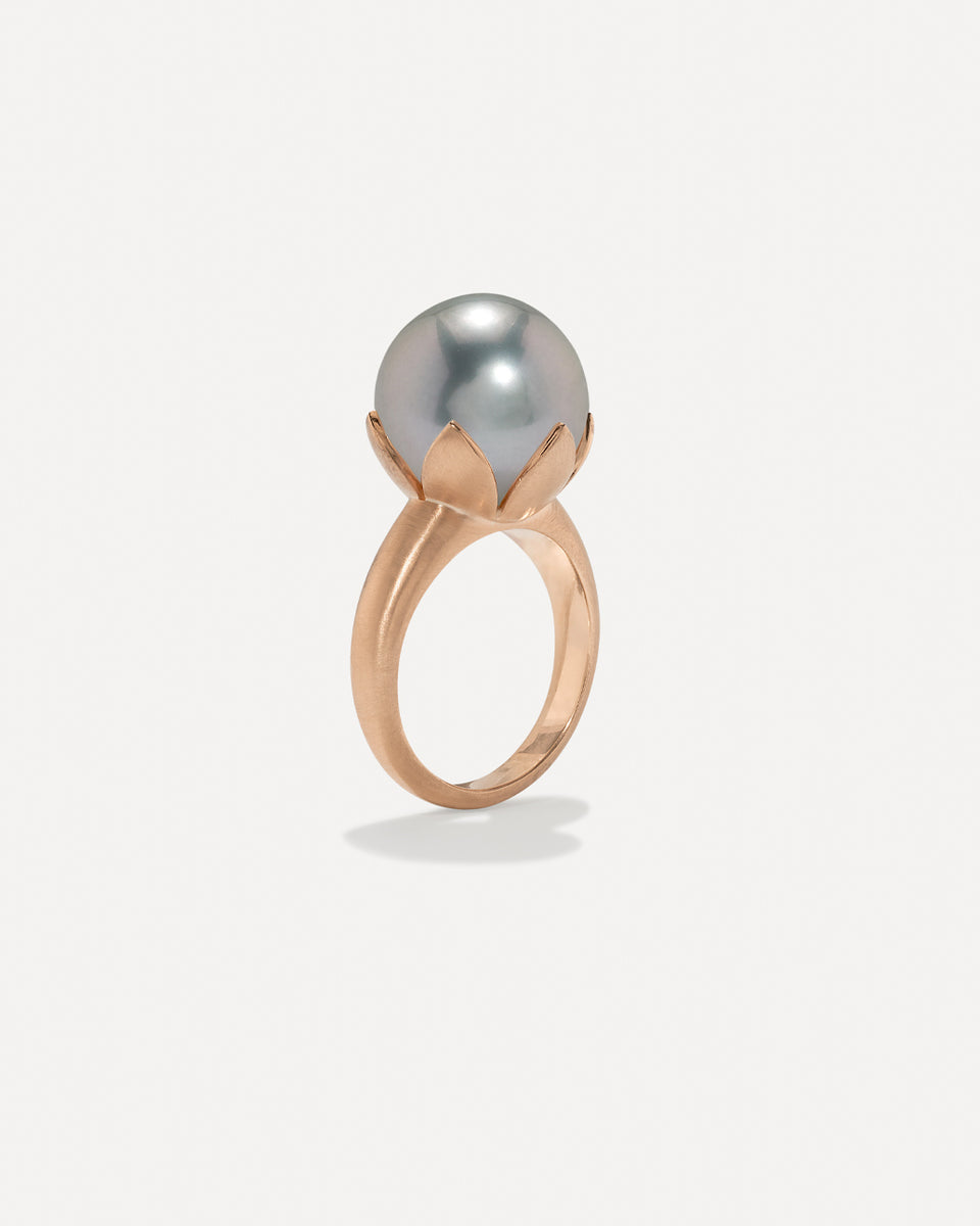 One of a Kind Pearl Blossom Ring - Irene Neuwirth