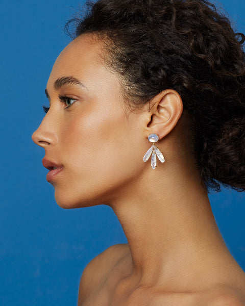 Classic Flora Drop Earrings - Irene Neuwirth