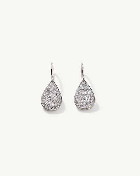 Pear Shape Cubic Zirconia Stud Earrings