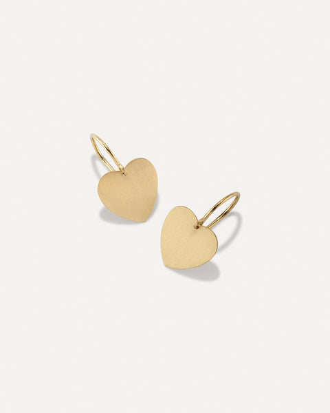 Medium Gold Classic Love Earrings - Irene Neuwirth