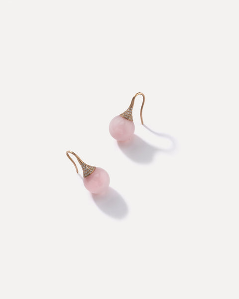 Pavé Medium Gumdrop Earrings - Irene Neuwirth