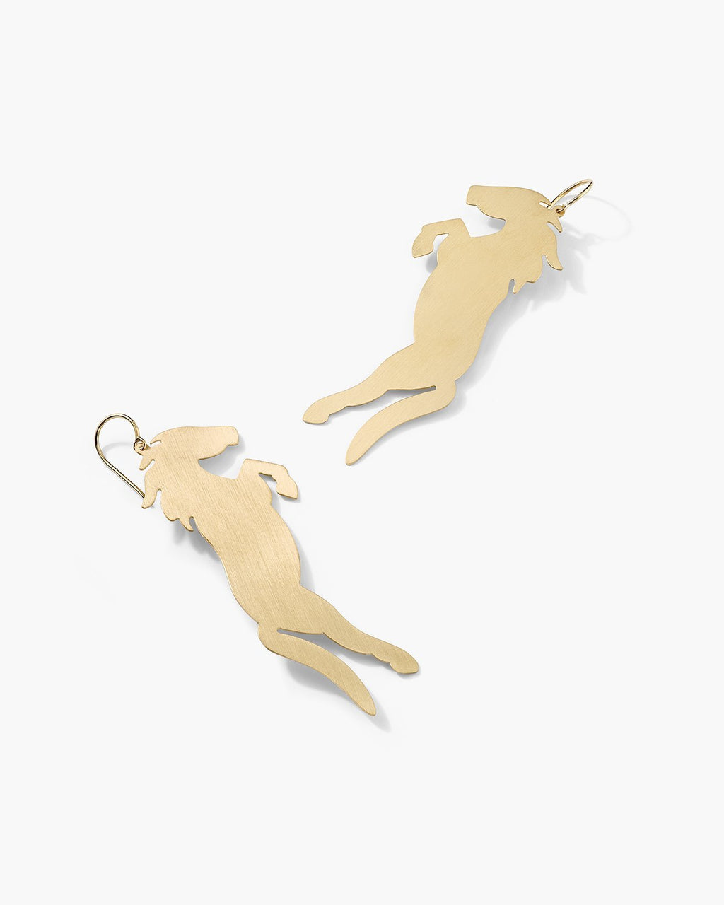 Large Gold Classic Filly Earrings - Irene Neuwirth