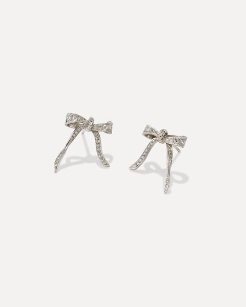 Ribbon Stud Earrings