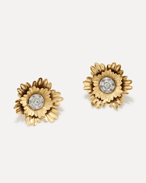 Medium Super Bloom Flower Earrings - Irene Neuwirth