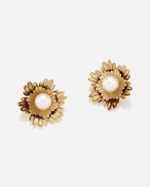 Medium Super Bloom Flower Earrings - Irene Neuwirth