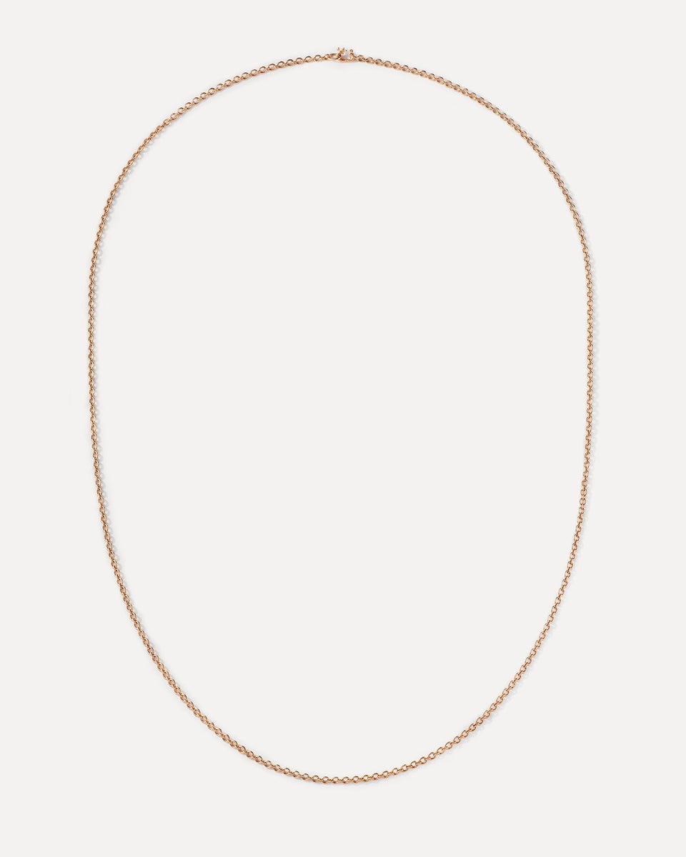 Signature Oval Link Chain Long Necklace - Irene Neuwirth