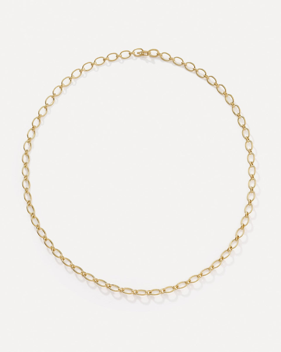 Small Oval Link Chain Necklace - Irene Neuwirth