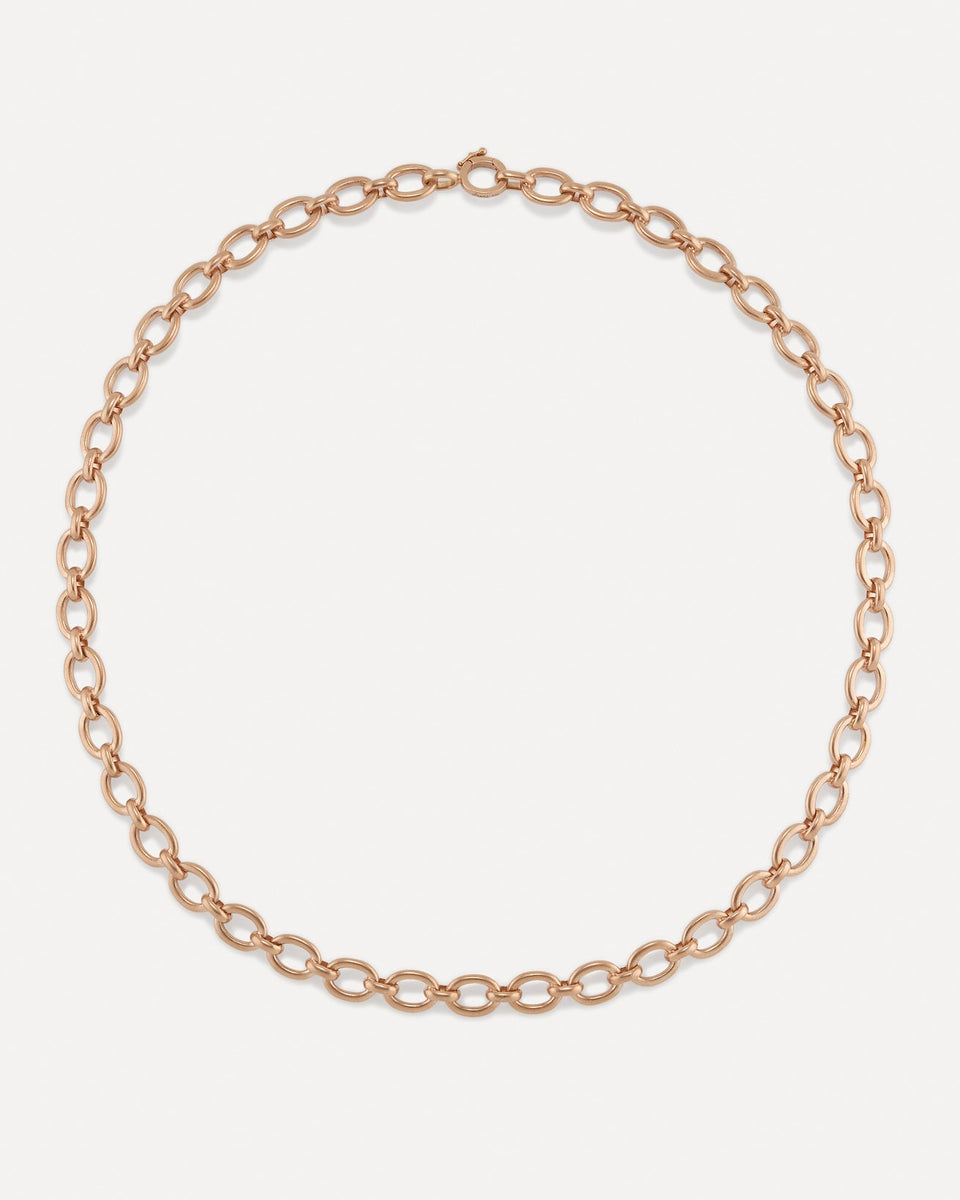 Medium Heavy Oval Link Chain Necklace - Irene Neuwirth