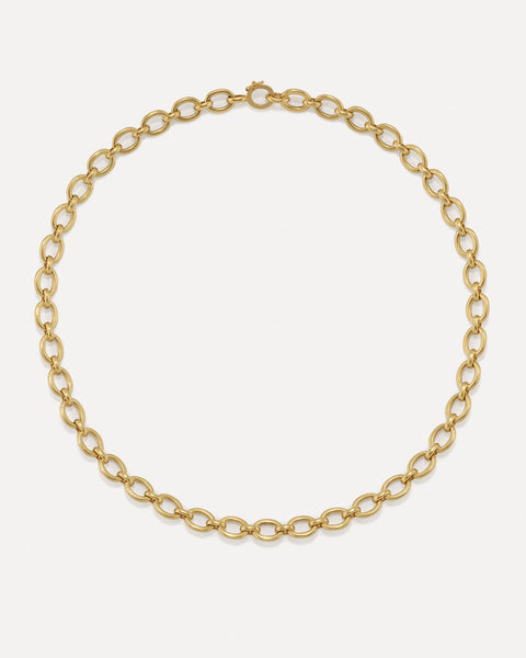 Medium Heavy Oval Link Chain Necklace - Irene Neuwirth