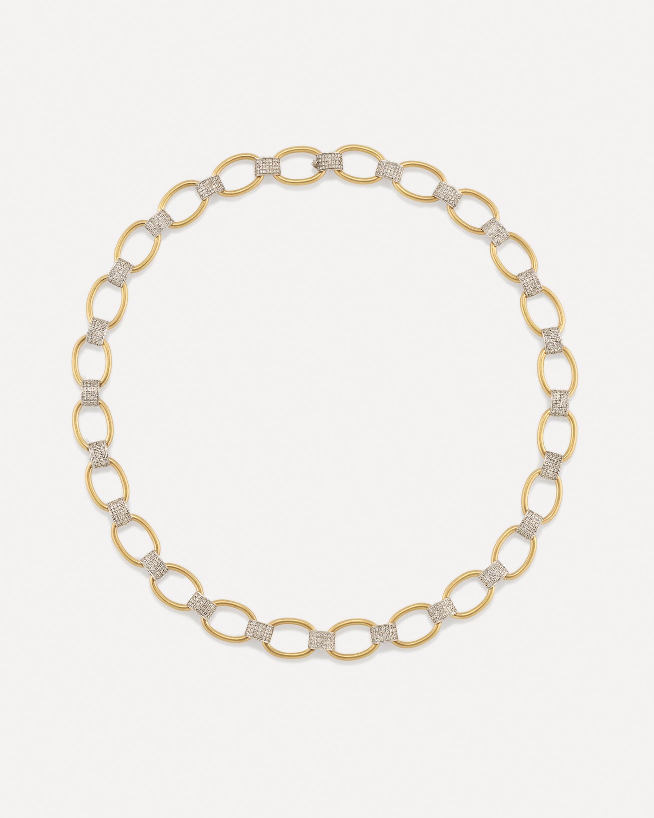 8mm cuban links necklace chain in white and blue – Bijouterie Gonin