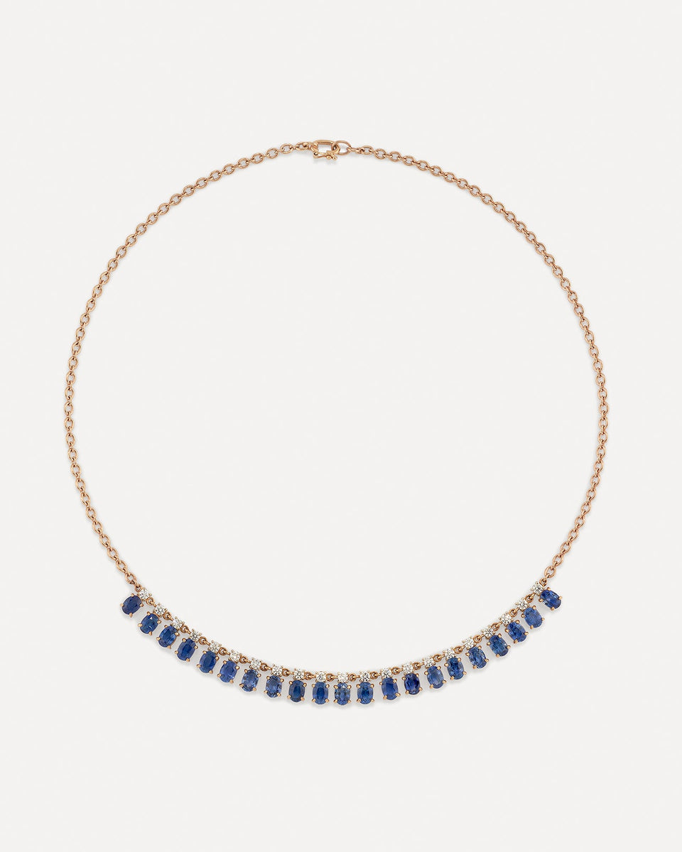 Gemmy Gem Diamond Link Necklace - Irene Neuwirth