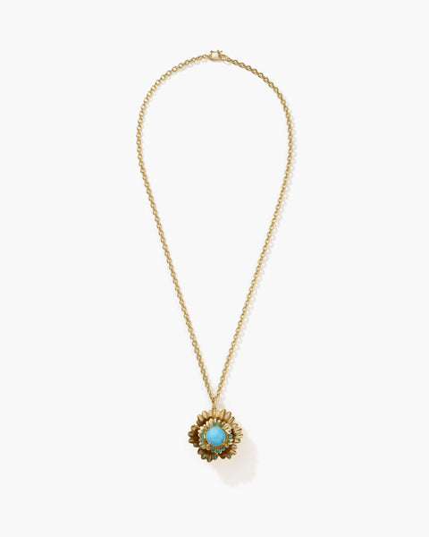 Medium Super Bloom Flower Pendant Necklace - Irene Neuwirth