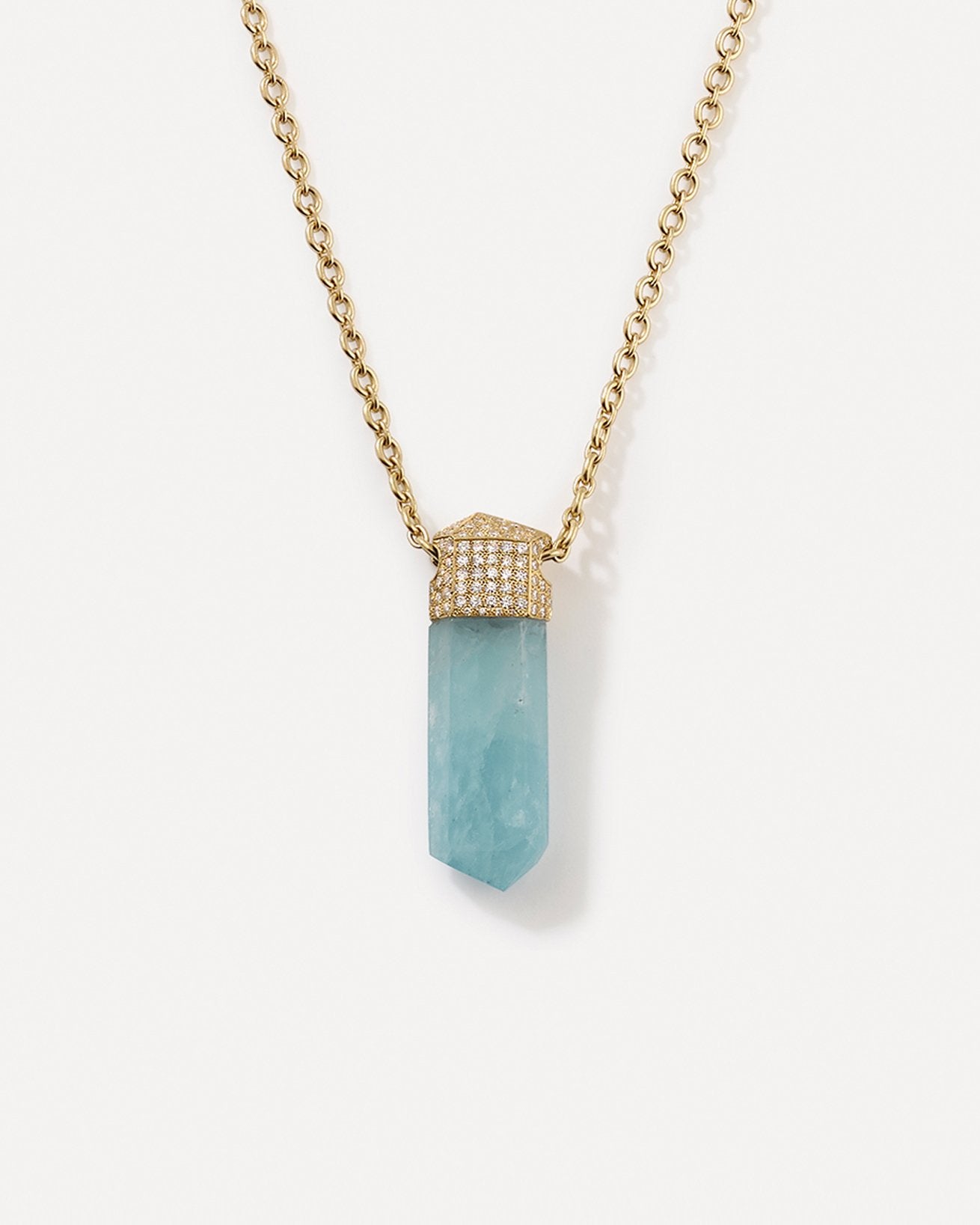 Pave Crystal Pendant Necklace Irene Neuwirth