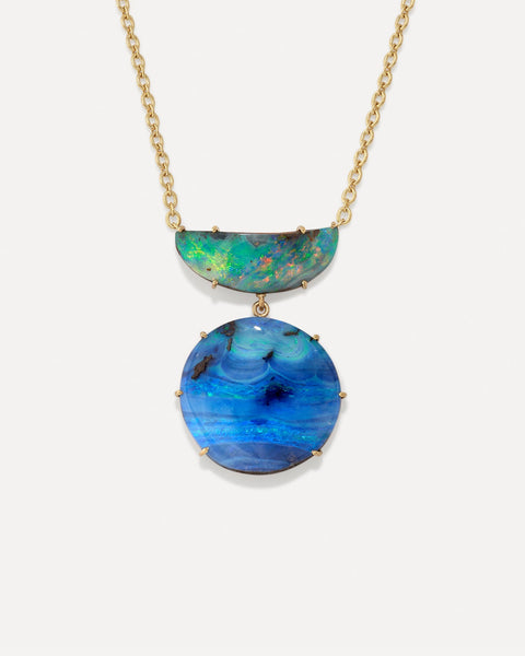 One of a Kind Mixed Shape Pendant Necklace - Irene Neuwirth