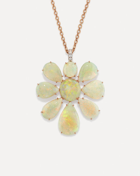 One of a Kind Pavé Starburst Pendant Necklace - Irene Neuwirth