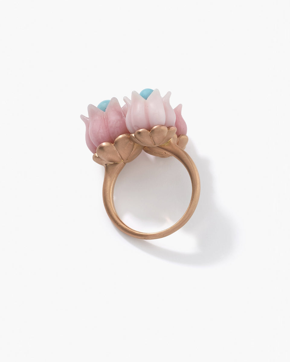 Lily of the Valley Trio Ring - Irene Neuwirth