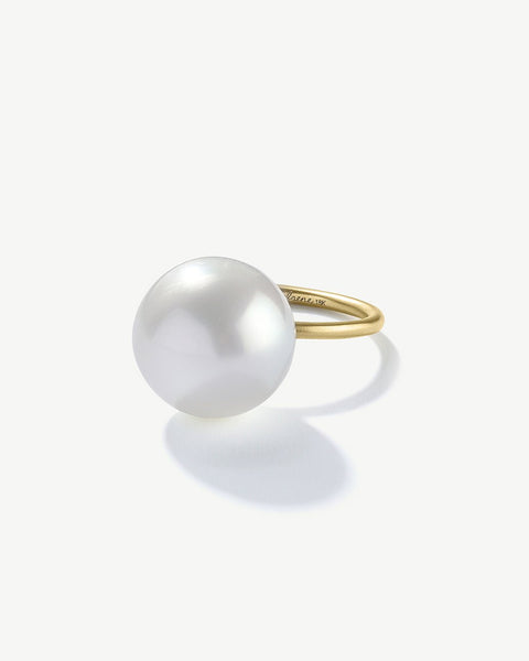 Verbinding Definitie Drama Buy Large Gumball Ring 18K Gold South Sea Pearl Online – Irene Neuwirth
